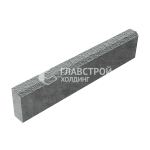 Бордюрный камень  БР 100.20.8, серый с гранитной крошкой