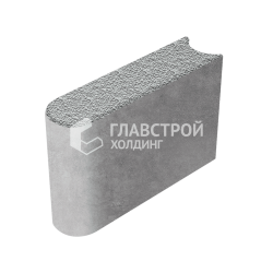 Камень бортовой БРШ 50.20.8, серый с мраморной крошкой, полный окрас