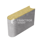 Бордюрный камень БРШ 50.20.8, желтый с гранитной крошкой