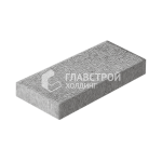 Тротуарная плитка 30х10х6 см, серо-белая на камне