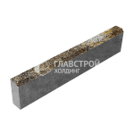 Бордюрный камень  БР 100.20.8, агат-желтый с гранитной крошкой