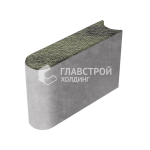Бордюрный камень БРШ 50.20.8, янтарь с гранитной крошкой